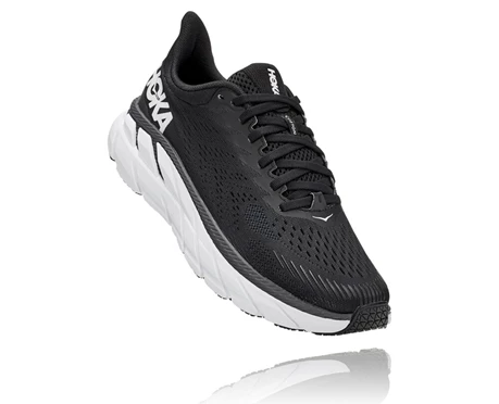 HOKA Clifton 7 Löparskor Dam Svarta / Vita | GUD640172