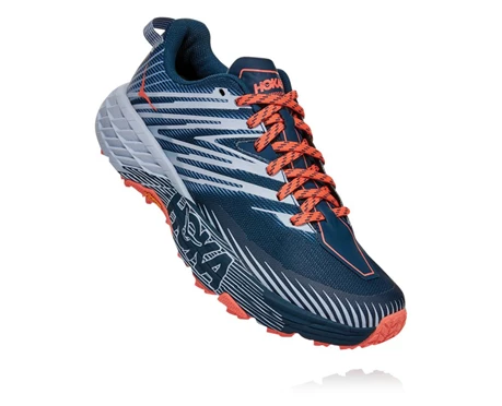 HOKA Speedgoat 4 Trail löparskor Dam Blå | PHB684570