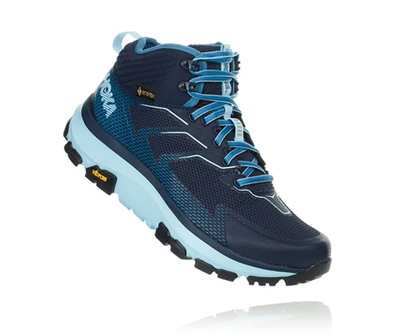 HOKA Toa Gore-tex Vandringsskor Dam Svarta / Turkos | JHP829136