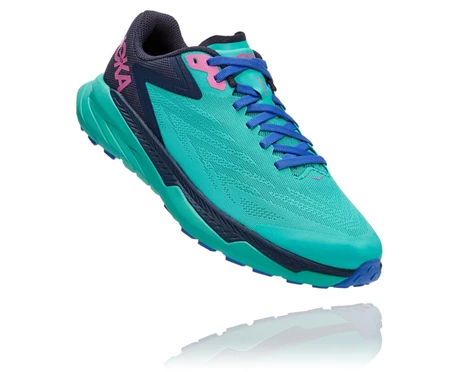 HOKA Zinal Trail löparskor Dam Gröna | MDX325489