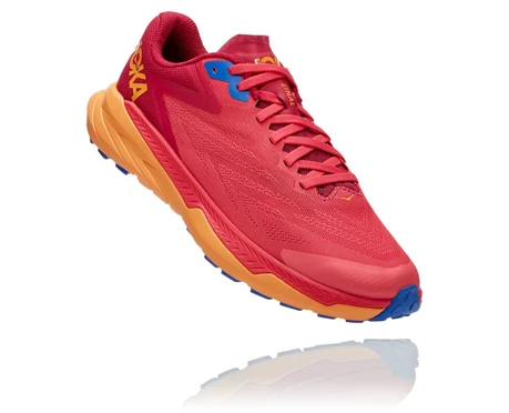 HOKA Zinal Trail löparskor Dam Rosa / Orange | LWP372890